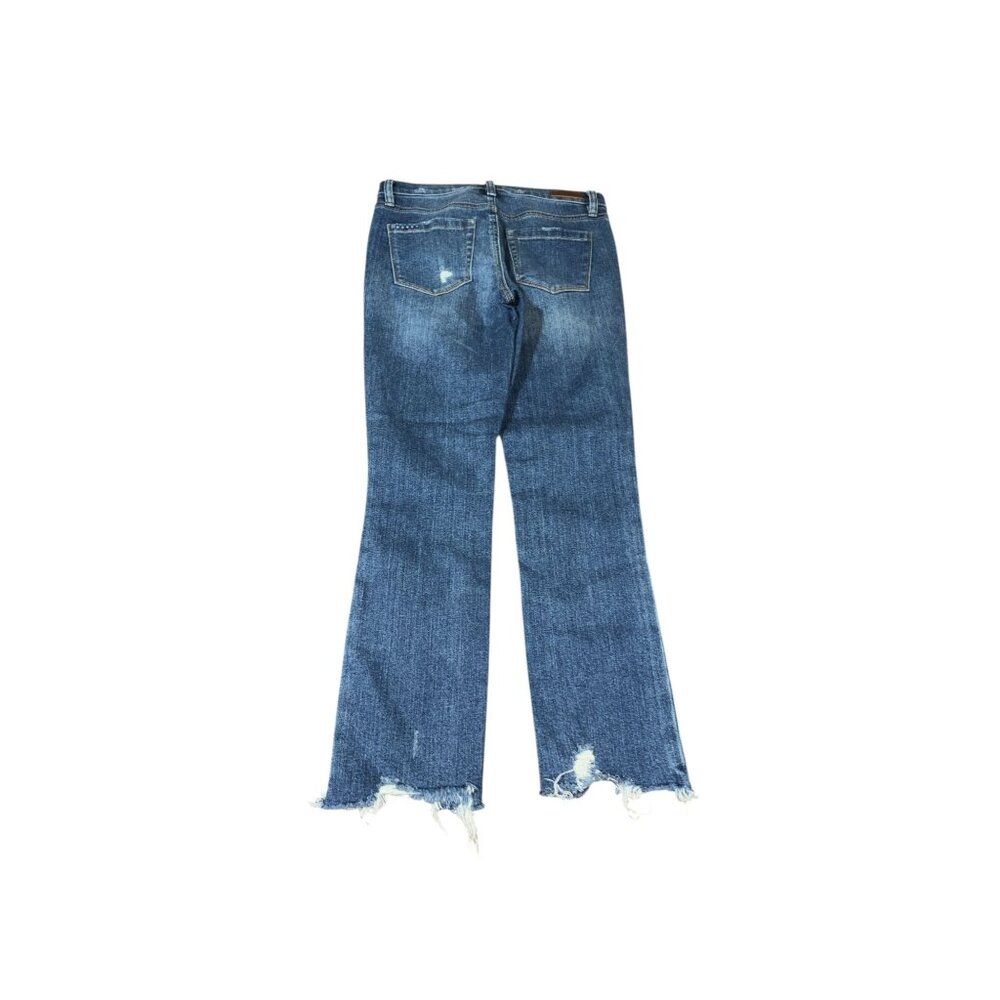 Blank NYC Madison Crop Size 26 Distressed Raw Hem Jeans - Picture 5 of 8
